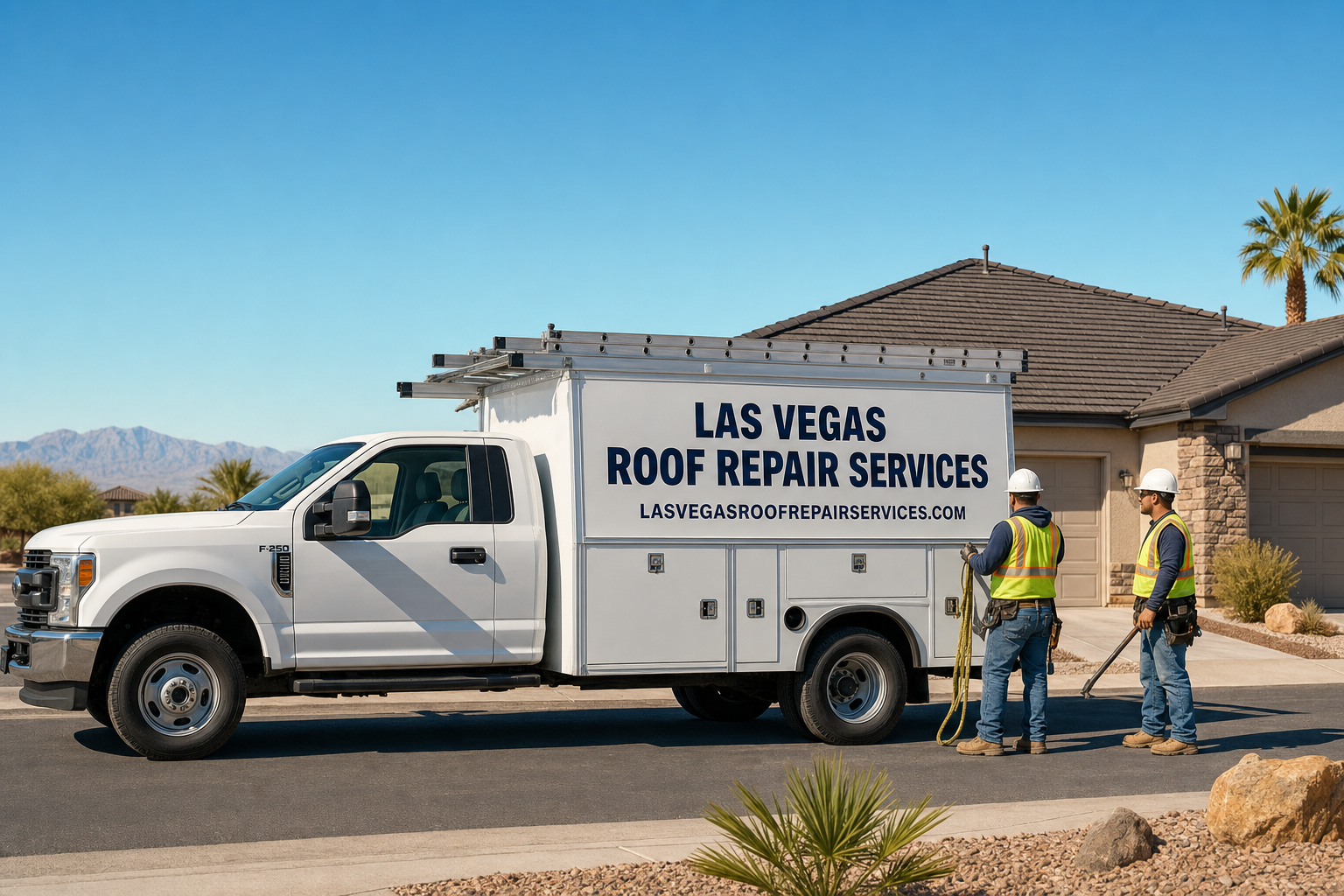Las Vegas Roof Repair Services team at work